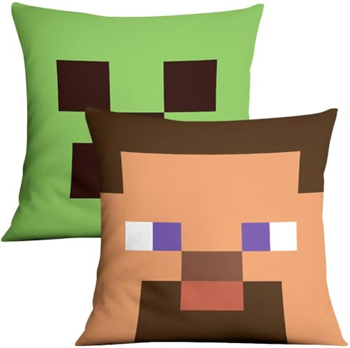 FWANGEN Kissenbezug für Gaming, 45x45 cm, 2 Stücks