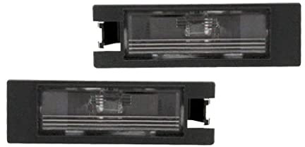 Set OE Kennzeichenleuchte Hinten Links und Rechts Kompatibel mit Opel Astra H Limo A04 2007-2014 von Autoteile Gocht