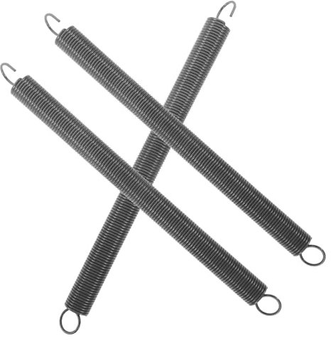 3pcs Steel Attic Ladder Replacement Springs Silver Heavy Duty