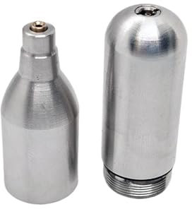 Bouteille de CO2 Rechargeable 12 g 16 g, Cartouches de CO2, Recharge, gonfleur de CO2 for pneus de vélo, équipement de Brassage avec Filetage(12g unthread)