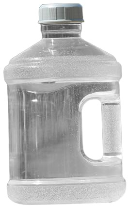 Fenteer Bidon d'eau Alimentaire Jerrican de Transport et Contenant à Boire avec Bouchon Étanche et Paroi Épaisse Approprié pour Le Bateau Le et, 7.5l