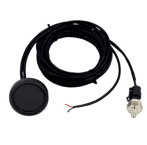 Electronic Fuel Pressure Gauge 2 Inch 52 Mm 0 To 15 Psi Red LED Ultra Thin Oil Pressure Digital With 1 8 NPT Compatible With