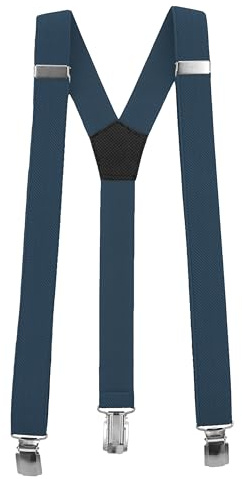Fabio Farini Hosenträger für Kinder und Jugendliche - Y-Form 2,5 cm schmal – Made in Europe - elastisch & stufenlos verstellbar -