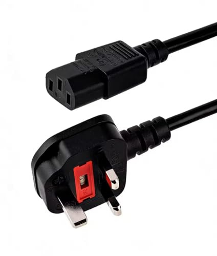 K89urty 3 Prong AC Power Cord Charger for Bar Bear DRG-D20L1-WHITE Hot Pot Electric 2L Multifunctional Portable Cooking Pot 1000W Rapid Noodles Electric Charging Cable Power Supply 100V-240V