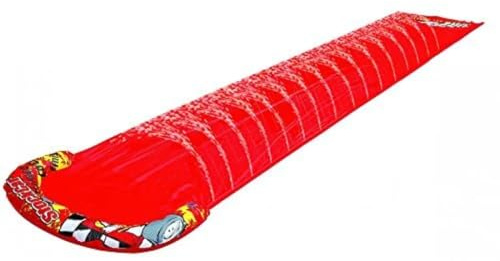 Wasserrutsche für den Garten – XL Rutschbahn 500 x 90 cm – Inkl. Bodenbefestigung & Reparaturflicken – Belastbar bis 50 kg – 1 Stück