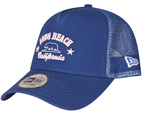 New Era Long Beach Trucker Cap Long Beach Blau Rosa, Size:ONE Size