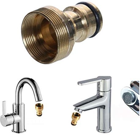 SBYMX 1 manguera grifo mezclador conector, adaptador de conducción de agua para unirse, universal, Grden riego herramientas