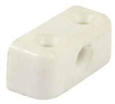 Timco Modesty Block Kitchen Cupboard Cabinet Connector Jointing - Brown/White - Pack of 65 (White)