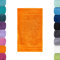 Lavea 2er Set Gästetücher, Orange, 30 x 50 cm Premium Frotteeserie Bali | GOTS Zertifiziert, 100% Bio Baumwolle