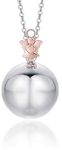 Llamador de ángeles Luca Barra con ángel llamador de ángeles collar embarazo regalo mamá bola mexicana