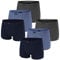Götzburg Herren Boxershorts/Pants im 6er Pack (XL, Navy/grau Melange/blau Melange)