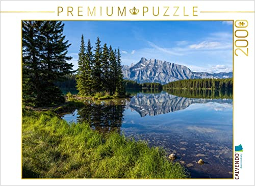CALVENDO Puzzle Two Jack Lake 2000 Teile Lege-Größe 90 x 67 cm Foto-Puzzle Bild von Roland Brack