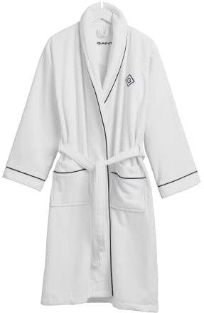 GANT Icon G Peignoir de bain Couleur, Blanc., S