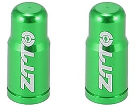 X AUTOHAUX 2 Stück Reifenventilkappen Französisch Staubschutzkappen für Fahrrad Grün