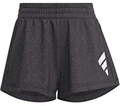 adidas Mädchen G 3 Bar Shorts, Black/White, 11-12 Jahre EU