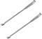 Lot de 2 cuillères à réactif Micro Laboratoire 100 mm - 250 mm - Acier inoxydable 304 2 en 1 - Spatules de laboratoire à double tête