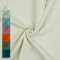 VmG-Store Musselin Double Gauze 61 Farben Meterware Stoff Tex 100 Uni (50 x 135cm) (010 I Off Weiß)