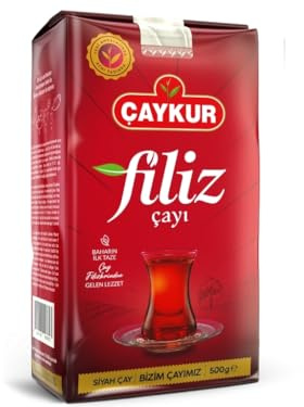 ÇAYKUR Filiz Schwarzer Tee, Erste Ernte mit Goldspitzen, Loser Premium-Tee, Mit Vollem Aroma Black Tea 500g