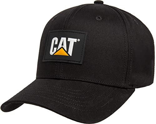CAT Herren Patch Cap Verschluss, Schwarz, Einheitsgröße
