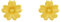 24K echte Goldblumenohrringe 999 Pure Gold Flora Ohrring Studs kleiner Schmuck mit Geschenkbox für Frauen Teenager Mädchen Liebhaber Damen Jubiläums Geburtstag ZHOU LIU FU