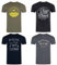MUSTANG Tshirt Herren Baumwolle Regular Fit 4er Pack Set Rundhals Kurzarm Sommer Tee Shirt Logoprint S, Größe:S, Farbe:Farbmix (P25)