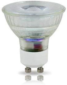 EGB LED Premium Glas Reflektor GU10 5 W statt 50 W DIMMBAR, weiß, 5.5 x 5 x 5 cm