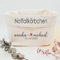 Notfallkörbchen personalisiert für die Hochzeitsfeier | Notfallbox für die Hochzeit | Handveredelt von ManufakturZauber (Groß)