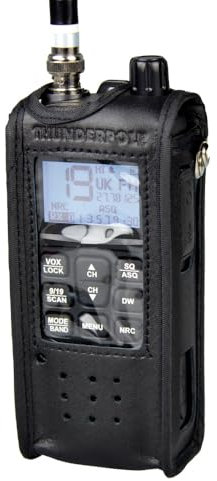 Thunderpole T-X CB Radio Handheld Leather Case & Strap