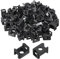 Sourcing Map 500pcs Black Nylon Saddle Style Cable Tie Mounts, 15.3x10.2x6.9mm, 0.17 Dia, Organize Electronic Wires, Cables, Machines, TVs, Cars, Offices
