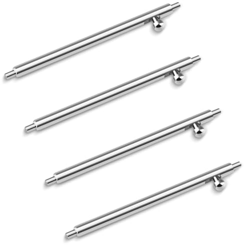 Vancle 4Stück Quick Release 20mm 22mm Premium Edelstahl Federstege 20mm 22mm Federstifte,Uhrmacherwerkzeug für Uhren Armbänder (20mm)