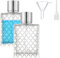 Parfümzerstäuber,2 PCS Leere Parfüm Zerstäuber Nachfüllbare Parfüm Spray Flaschen mit Trichter und Tropfer Glas Parfüm Flaschen Kosmetische Sprühflasche Reise für Reisen nach Hause Geschenk
