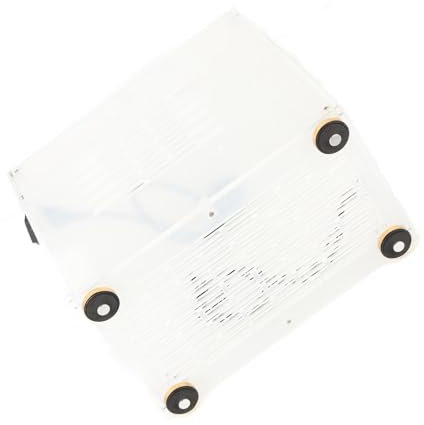 Caja Mini ITX de Acrílico Transparente, Refrigeración Hueca Abierta de 360 Grados, Caja de Juegos de Ordenador Mini ITX DIY para PC de Escritorio de 100-240V