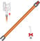 Vacuum Extension Tube Wand for Dyson V7 V8 V10 V11 V15 Stick Vacuum Cleaner, Quick Release Wand Replacement Part 74 cm - Orange