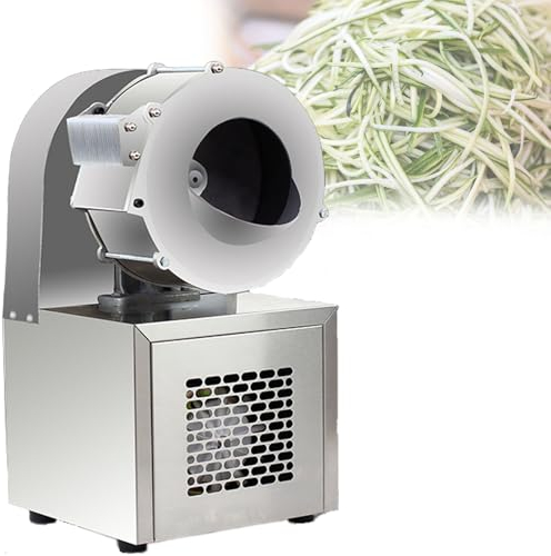 vanenferse Robot Cuisine Multifonctions, Rapeuse Legume Electrique, Cuisine Accessoires, Coupe Legume Automatique en Acier Inoxydable, Rapeuse Legume pour Concombre, Carotte, Pomme De Terre