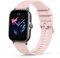 Oumida Bracelet Compatible avec Amazfit GTS 2 / Amazfit GTS 2 Mini, 20mm Sport Silicone Souple Bracelet pour Amazfit Bip 3 / Amazfit Bip U Pro, Rose