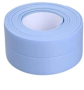 Dichtungsband für Wandecken, PVC, wasserdicht, selbstklebend, für Fliesenrisse, Spülbeckenkanten, Reparaturdichtungsband, Fugenstreifen für Küche und Bad, Blau, 3,2 m x 3,8 cm