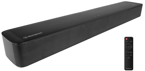Westinghouse Sound Bar for Smart TV, 2.0 Compact Soundbar with Dolby Atmos and Digital Plus, 120W Surround Sound System for TV, Home Theater Audio, eArc, HDMI, Bluetooth, Roku TV Ready
