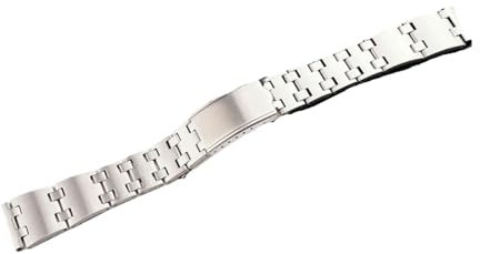 RTRCAGAKM Uhrenarmband aus gebürstetem 316L-Stahl, 19 mm, silberfarben, passend for Pogue, passend for Oyster, Ersatzarmband 6139 KS Straight #2