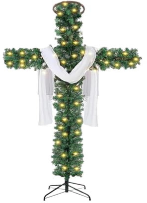 Pino di Natale, albero di Natale finto - Albero di Natale in pino artificiale preilluminato,Albero di Natale pieghevole preilluminato, albero di Natale in pino artificiale preilluminato, nat