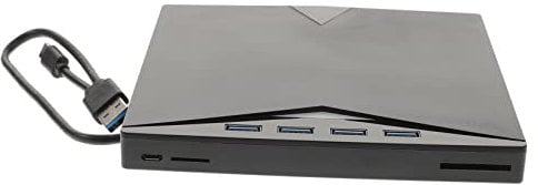 Mikikit External Cd Dvd Drive Usb Portable Dvd Writer Cd Burner Rewriter Easy to Use Laptop