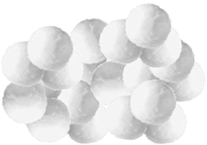 Happyyami 500g De Filtration Réutilisables Fibre pour Piscine Élimine Impuretés Huiles Alternative Aux Sables Filtrants pour Filtres à