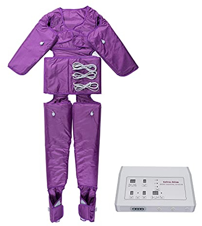 Appareil de drainage lymphatique pour jambes, pieds, bras, taille et abdomen, circulation sanguine et soulagement de la douleur, masseur avec chauffage infrarouge et traitement de massage par ondes