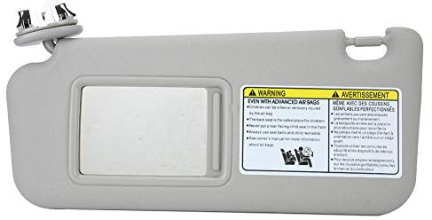 aqxreight Linke Fahrerseite Sun Visier 74320 42501 B2 Autofenster Sonnenschild Abs Professional Design Car Sun Block Ersatz für RAV 4 2006–2009 Grau