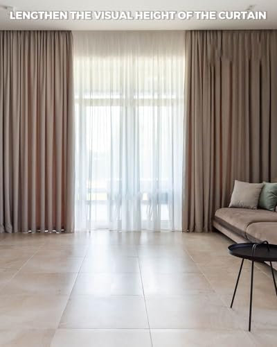 Tringle à rideau de douche à ventouse Ventouse à chaque extrémité Tringle à rideau de tension Tringles à rideaux Porte-serviettes sans perçage Porte-serviettes de bain pour porte de douche en verre T