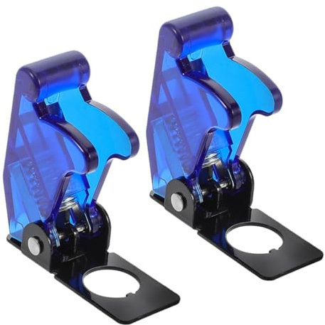 Angoily 2Stücke Kippschalter Abdeckplatte Wasserdichte Schutzkappen für Kippschalter Staubschutz für Langlebigen Einsatz Haushaltsgeräten und Elektronischen Geräten