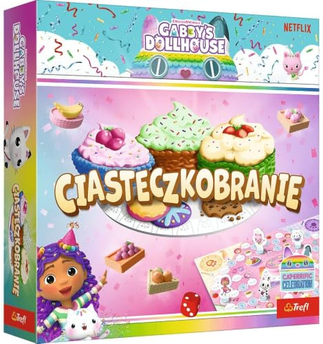 Trefl - Keksschälen, Gabby's Dollhouse - Spiel für Kinder ab 4 Jahren