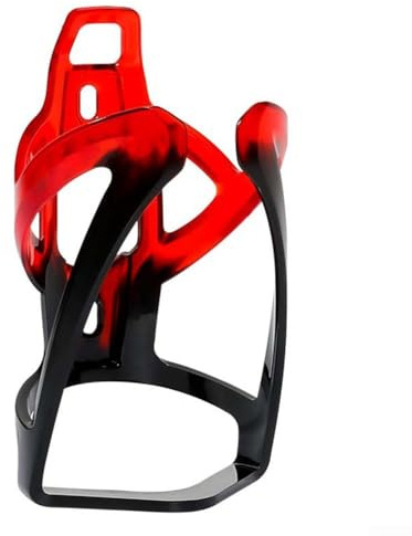 Jonikuper Water Bottle Cage for - PC Material, 137x77mm, Compatible with Road and Mountain Bikes, Fits All Standard Bottle Cage Mounts, Green(red and black)