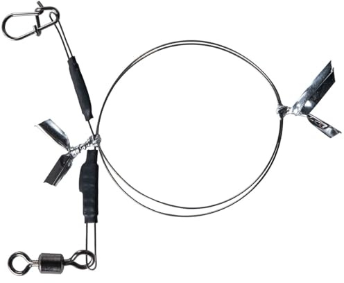 BKK 7x7 Wire Leader Allround (Duolock Snap) - 2 Stahlvorfächer