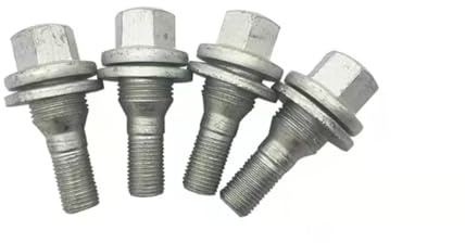 tuercas rueda Compatible Con Peugeot Para 206 207 307 308 407 607CC SW 3008 RCZ Pernos Rueda Tornillos Para Cubo Rueda Tornillo Neumático 540567(4)