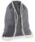 Westford Mill Cotton Gymsac - Graphite Grey